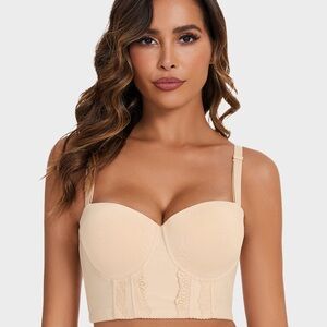 The Low Back Strapless Bra by SheCurve